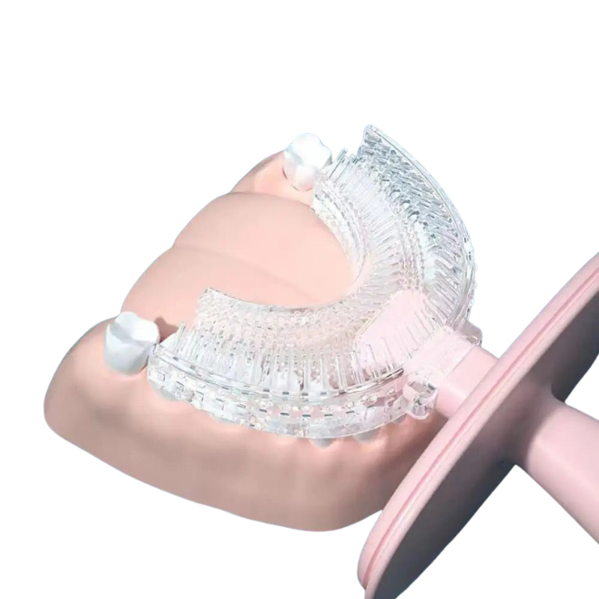 Toddler U-Shaped Training Toothbrush (Ages 2–6) – Soft Silicone Brush - Jordilair