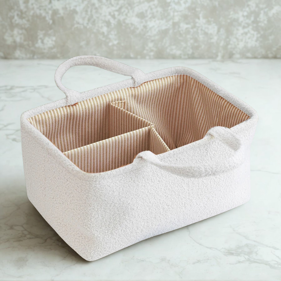 Portable Nappy & Diaper Caddy Organizer – Nursery Storage & On-the-Go Essential - Jordilair