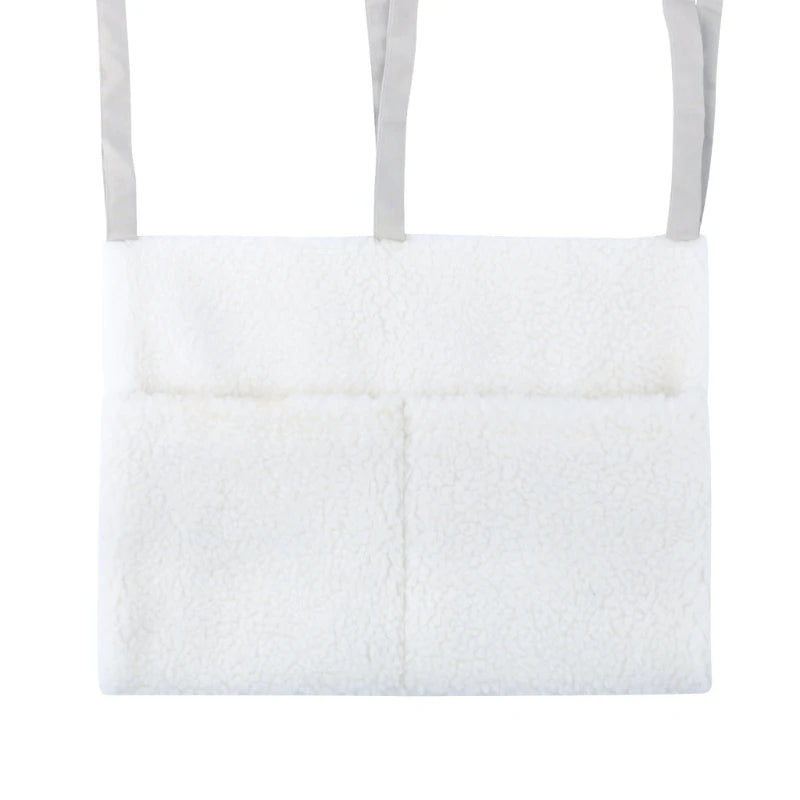 Hanging Bouclé Storage Pocket – Crib, Dresser & Wall Organizer - Jordilair