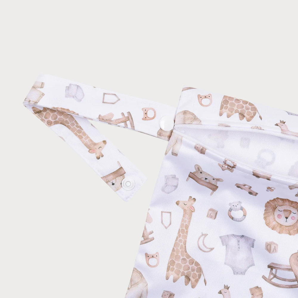 Waterproof Wet Bag 2-Pack for Baby & Kids – Nappies & Wet Clothes - Jordilair