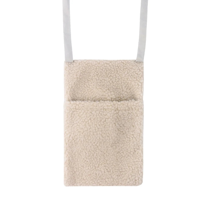 Hanging Bouclé Storage Pocket – Crib, Dresser & Wall Organizer - Jordilair