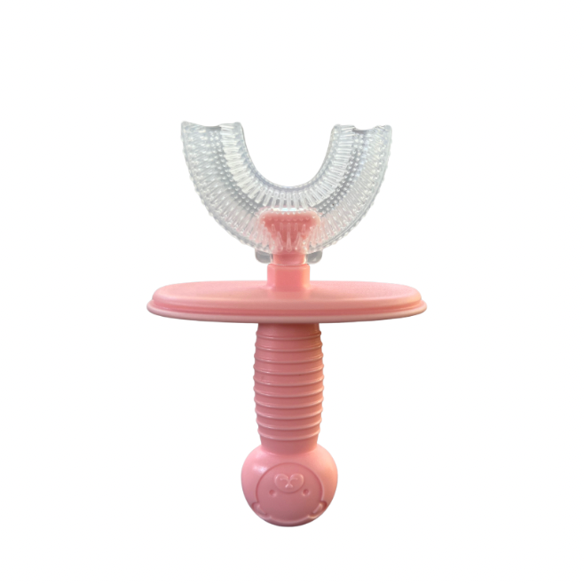Toddler U-Shaped Training Toothbrush (Ages 2–6) – Soft Silicone Brush - Jordilair
