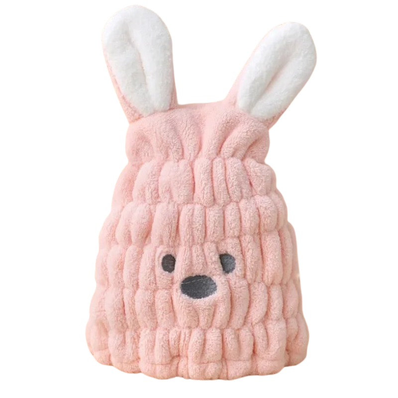 Rabbit Fleece Hair Towel - Jordilair