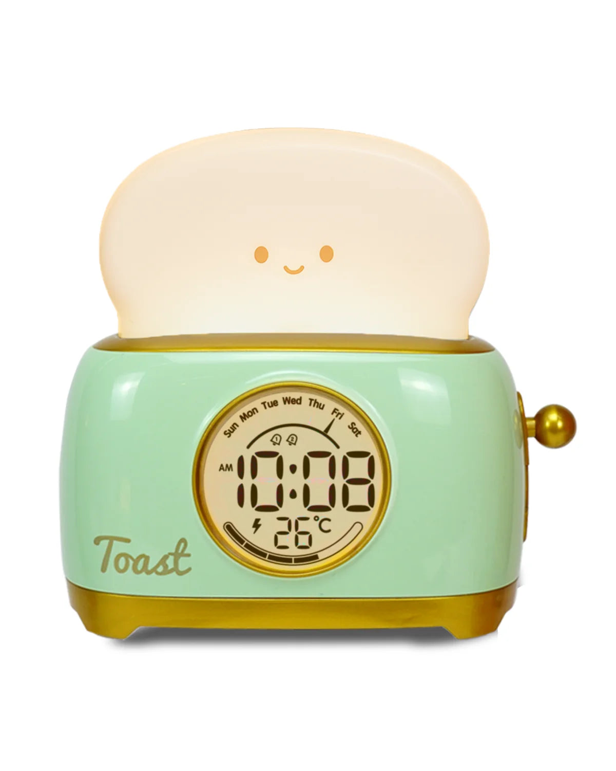 Toaster Kids Alarm Clock – Sleep Trainer, Night Light & Timer - Jordilair