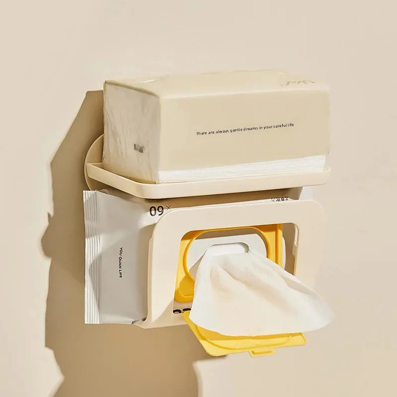 Punch-Free Wall Wipe & Essentials Organiser – Declutter and Simplify Nappy Changes