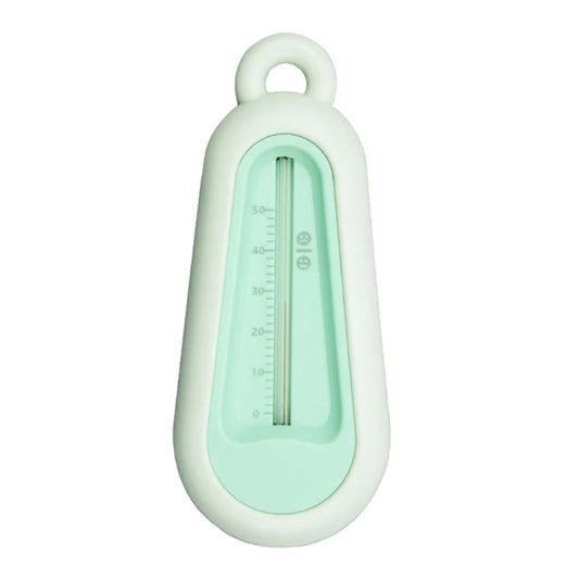 Green simple modern baby bath Celsius thermometer 