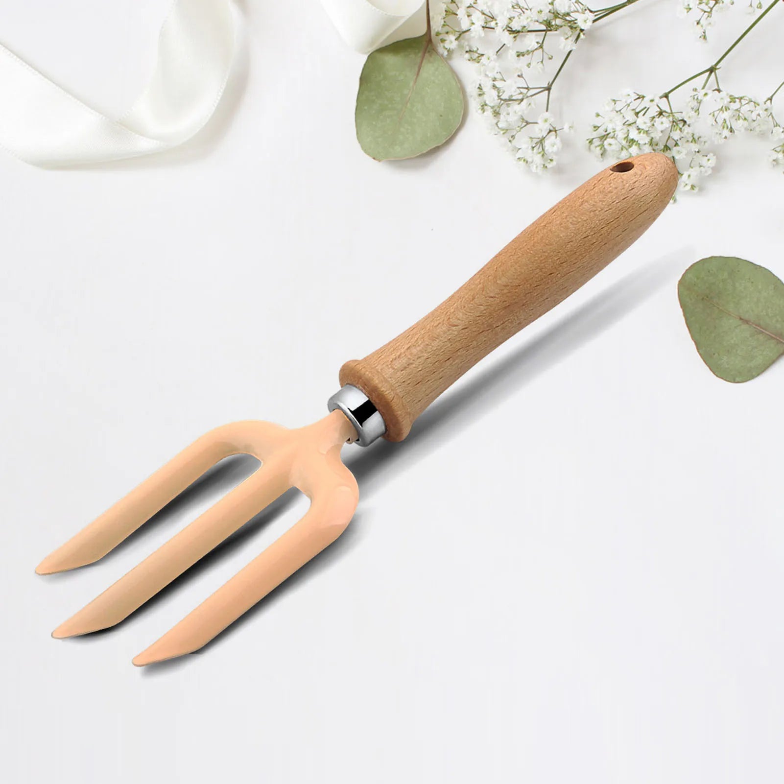 Little Gardener Kids Tool Set – Mini Garden Shovel, Rake & Fork with Wooden Handles for Outdoor Planting & Digging - Jordilair