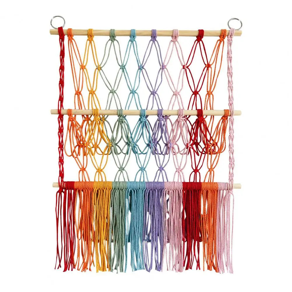 2-Layer Hanging Toy Hammock – Cotton Plush Animal Organizer for Kids' Room & Nursery