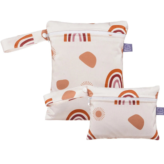 Waterproof Wet Bag 2-Pack for Baby & Kids – Nappies & Wet Clothes - Jordilair
