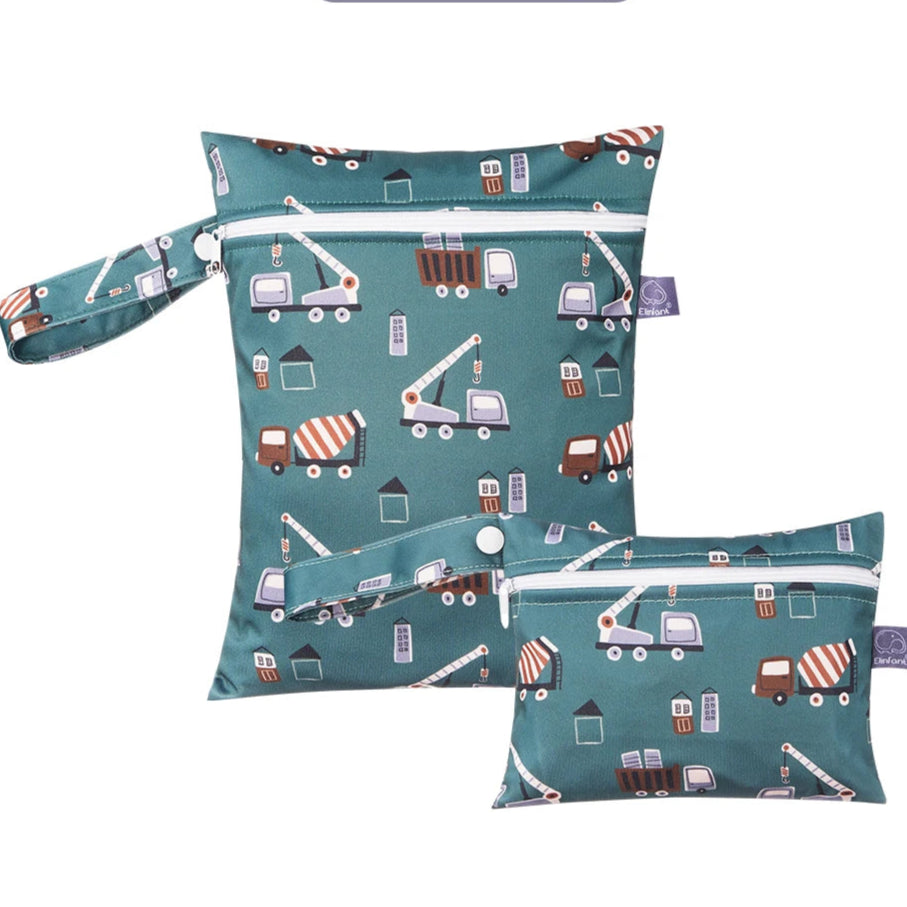Waterproof Wet Bag 2-Pack for Baby & Kids – Nappies & Wet Clothes - Jordilair