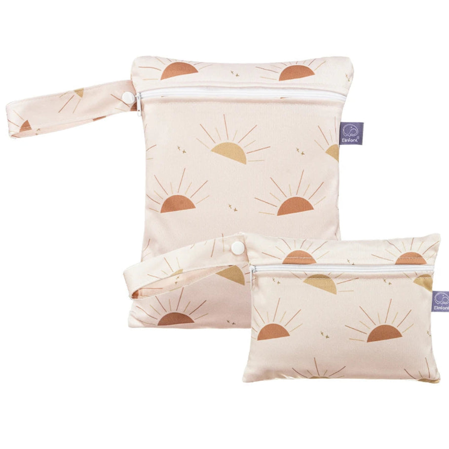 Waterproof Wet Bag 2-Pack for Baby & Kids – Nappies & Wet Clothes - Jordilair