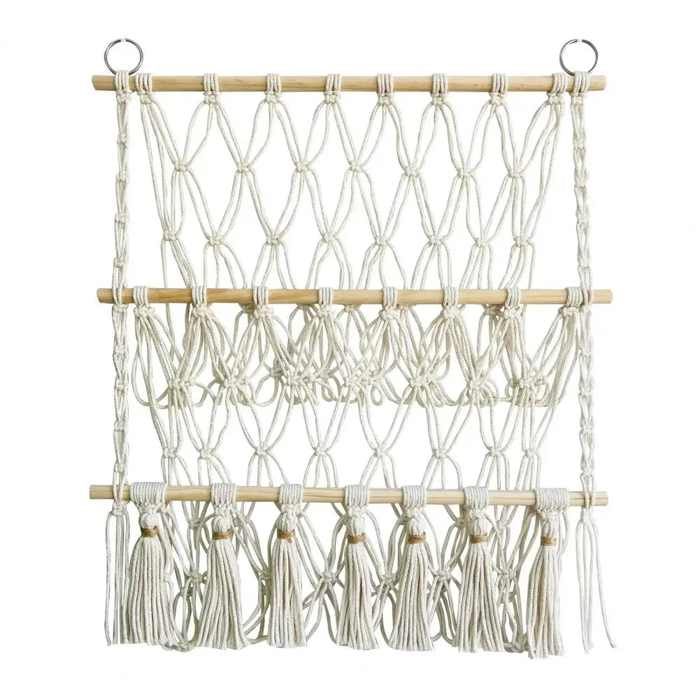 2-Layer Hanging Toy Hammock – Cotton Plush Animal Organizer for Kids' Room & Nursery