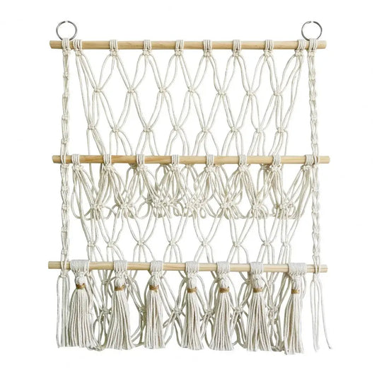 2-Layer Hanging Toy Hammock – Cotton Plush Animal Organizer for Kids' Room & Nursery