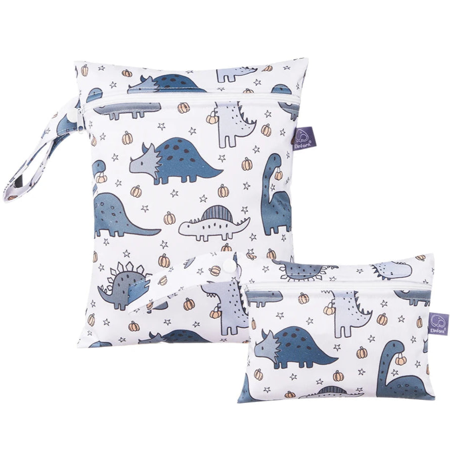Waterproof Wet Bag 2-Pack for Baby & Kids – Nappies & Wet Clothes - Jordilair