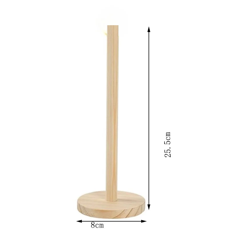 Kids Hair Band & Scrunchie Holder – Wooden Headband Storage Stand