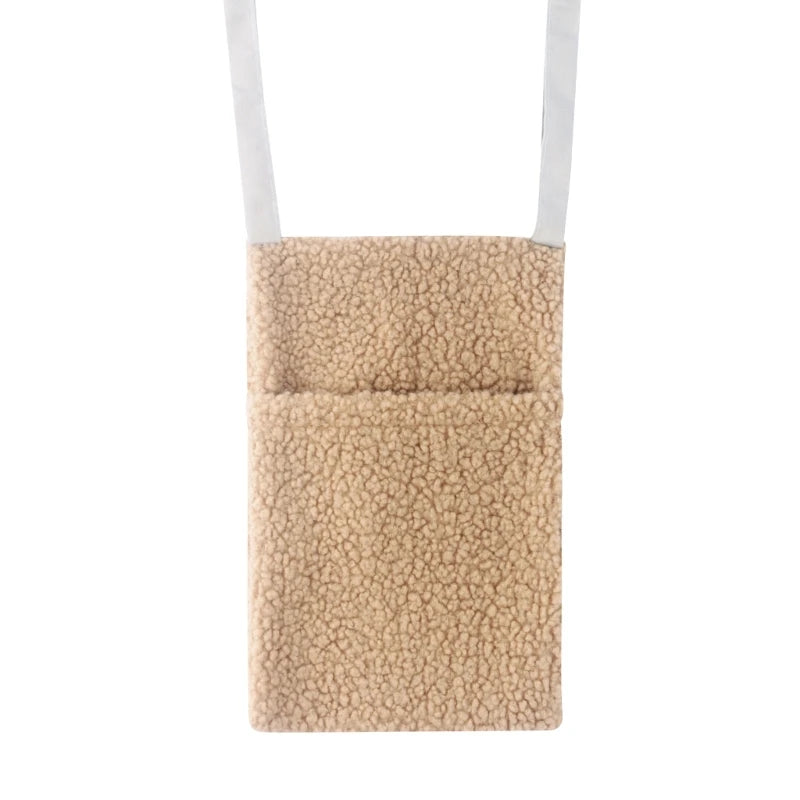 Hanging Bouclé Storage Pocket – Crib, Dresser & Wall Organizer - Jordilair