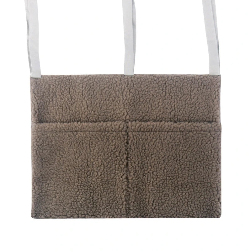 Hanging Bouclé Storage Pocket – Crib, Dresser & Wall Organizer - Jordilair