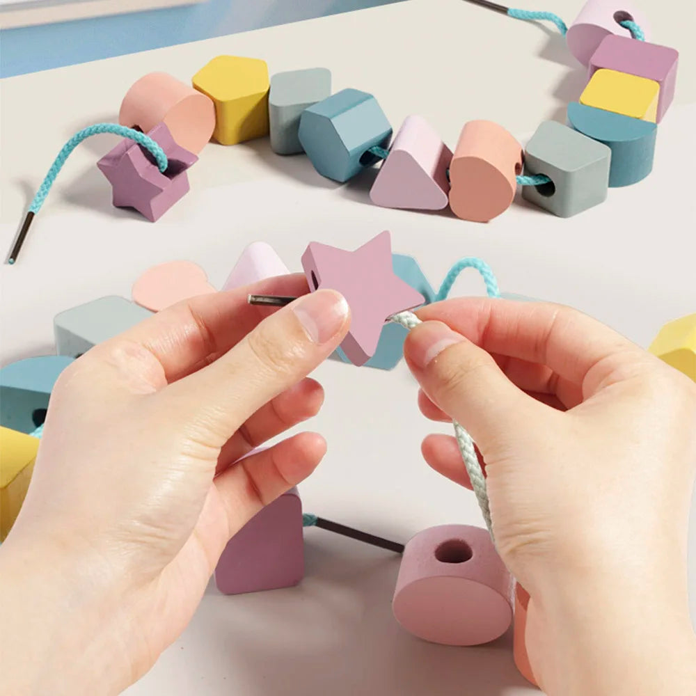 Montessori Wooden Color & Shape Matching Puzzle – Fine Motor Skills Toy for Toddlers & Preschoolers - Jordilair